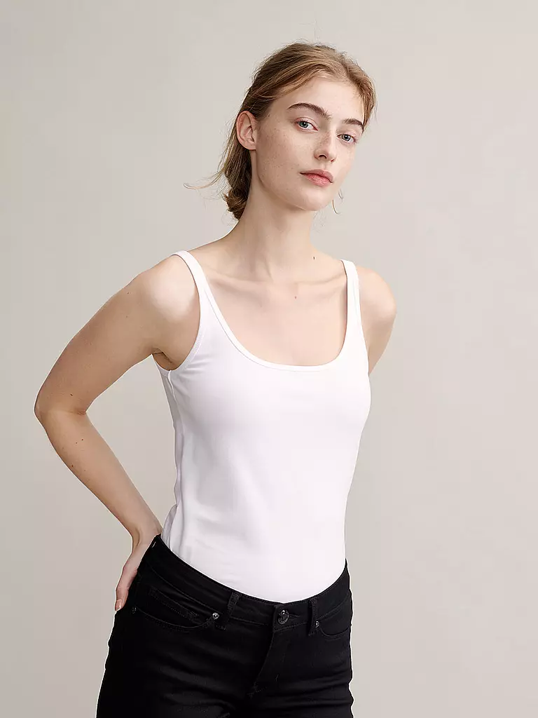 OPUS | Top básico "Daily A" | Blanco