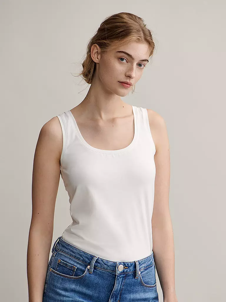 OPUS | Top básico "Daily E" | Blanco