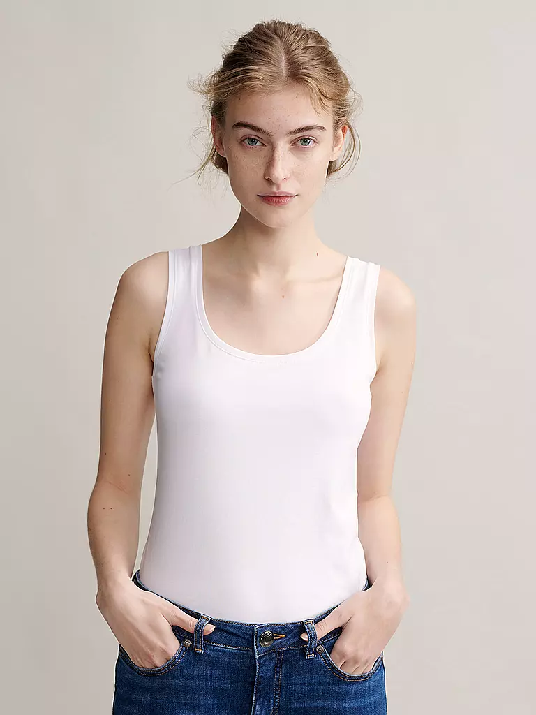 OPUS | Top básico "Daily E" | Blanco
