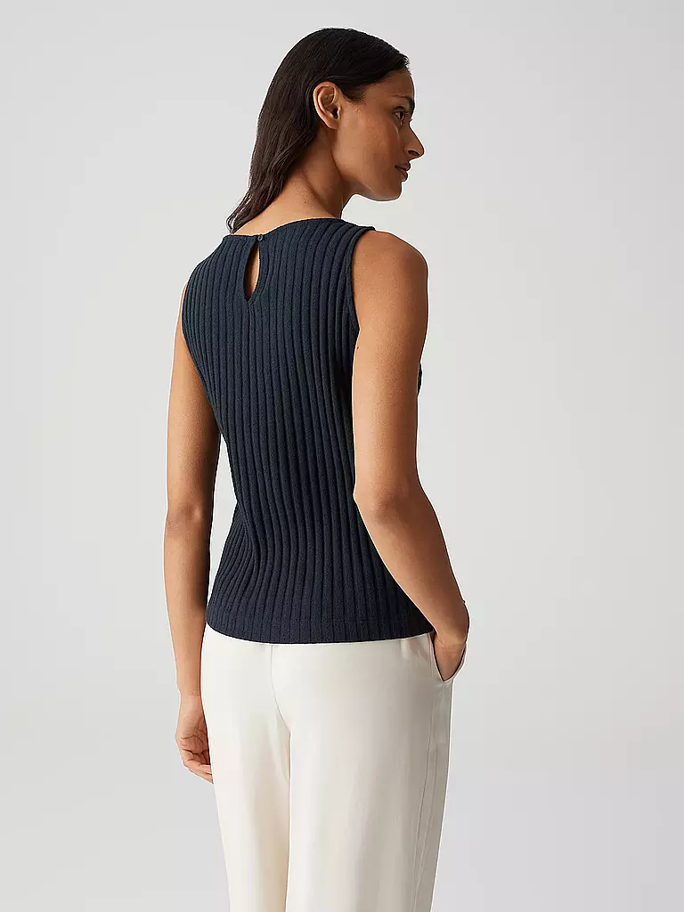 OPUS | Top IPOMA SLIT | Azul oscuro