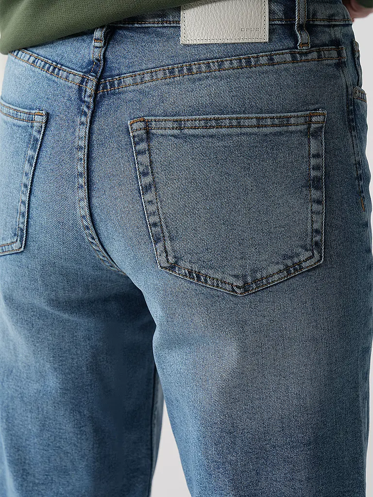 OPUS | Vaqueros corte recto 7/8 LOLAH | Azul