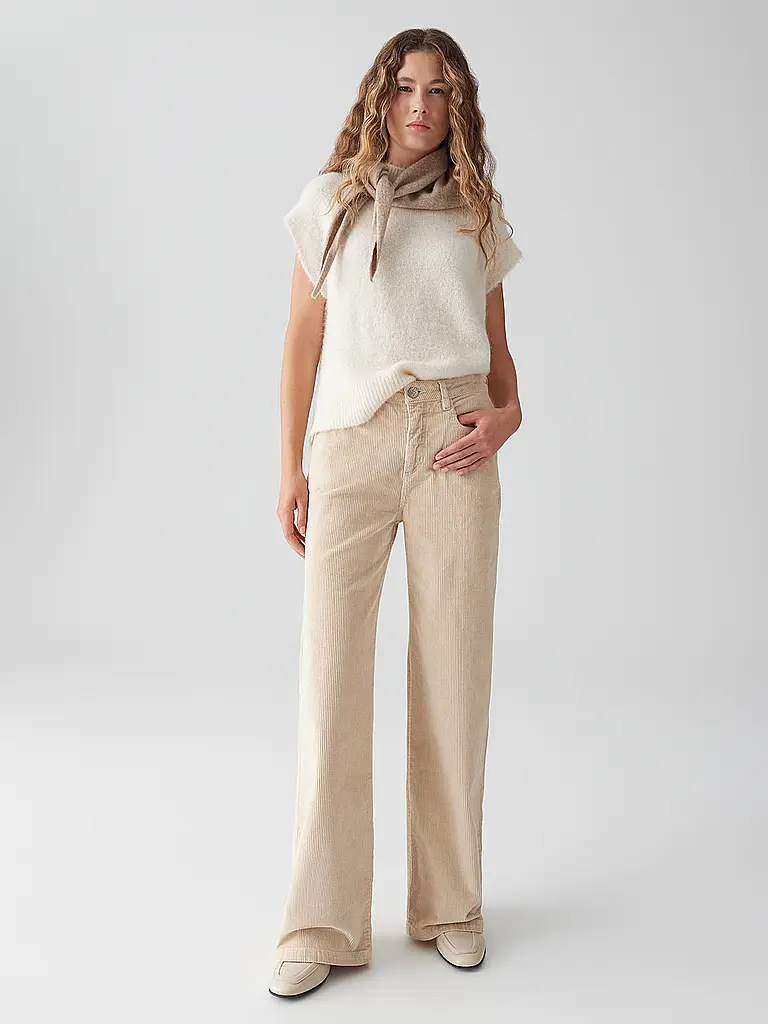 OPUS | Vaqueros de corte recto MINAH PALAZZO | Beige
