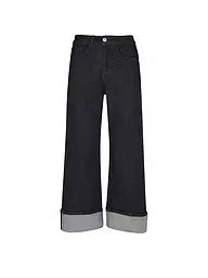 OPUS | Vaqueros Wide Leg MIVA TURN UP | Azul oscuro