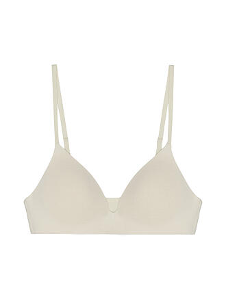 ORGANIC BASICS | Sujetador sin aros WIRELESS PLUNGE BRA soft vanilla