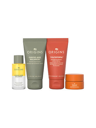 ORIGINS | CLEANSE & GLOW ESSENTIALS Nuestro set de esenciales para el cuidado de la piel más querido 3x30ml / 5ml