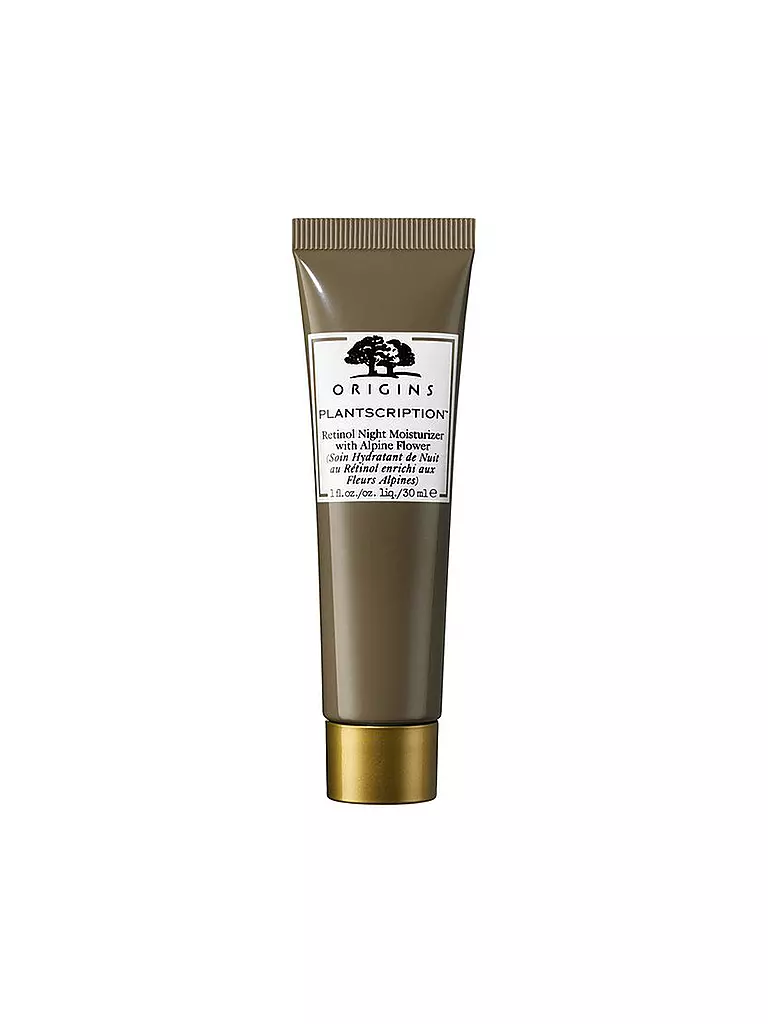 ORIGINS | Plantscription™ Hidratante de Noche con Retinol y Flor Alpina 30 ml | Sin color