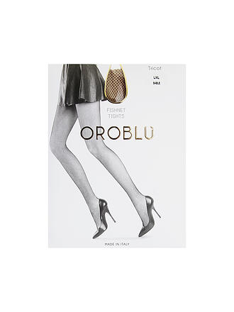 OROBLU | Medias de rejilla "Tricot" (sabble)