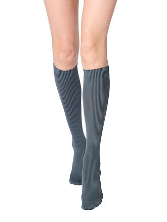 OROBLU | Calcetines hasta la rodilla metal/black