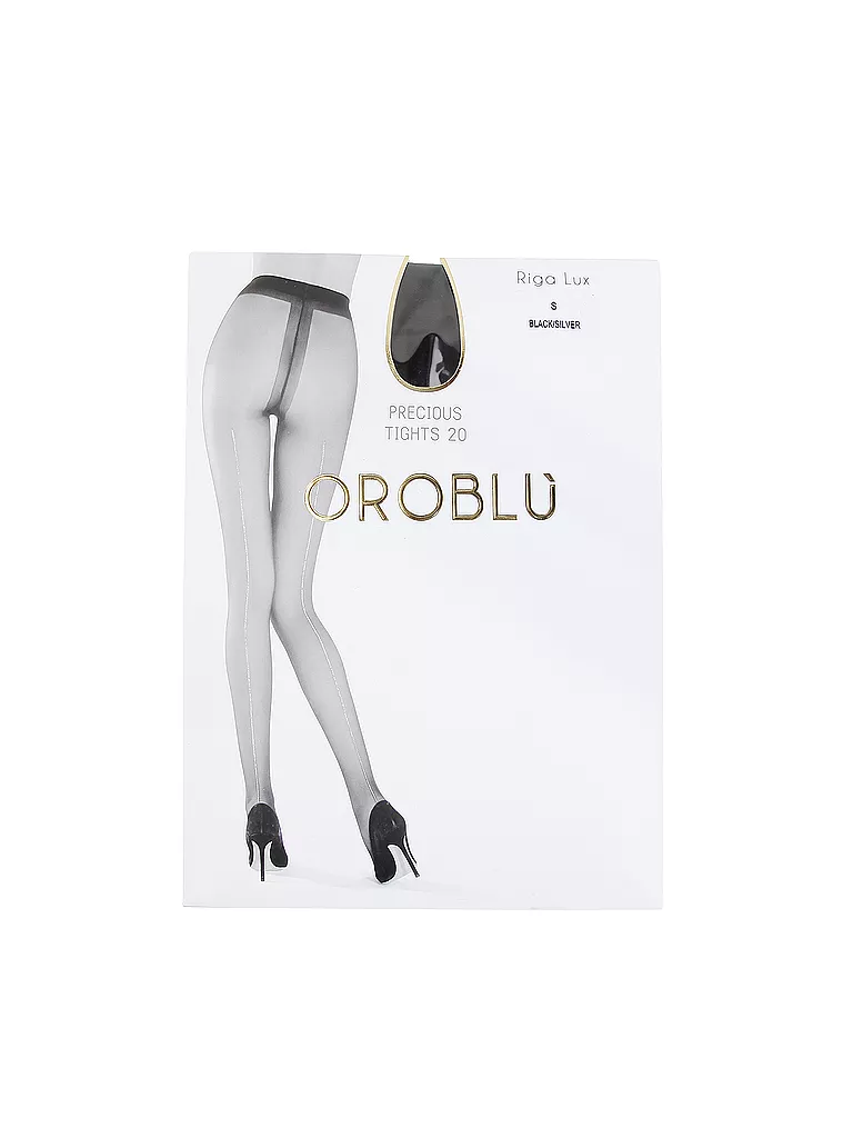 OROBLU | Medias de moda "Riga Lux" | Negro