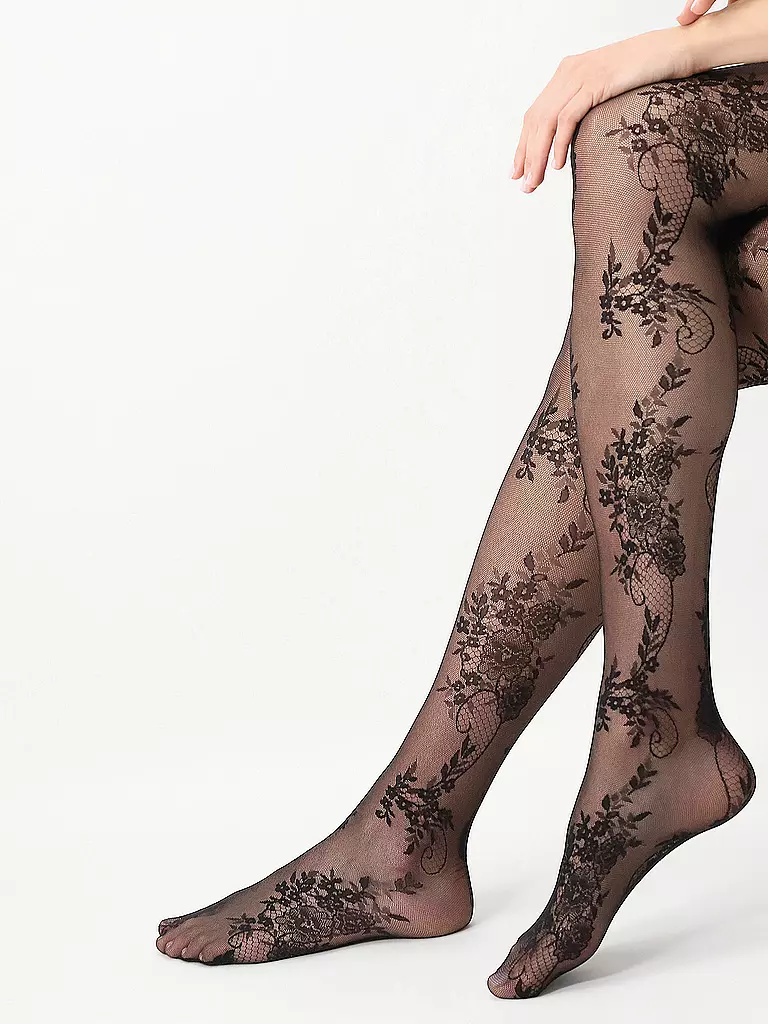 OROBLU | Medias de moda 30 DEN negro | Negro