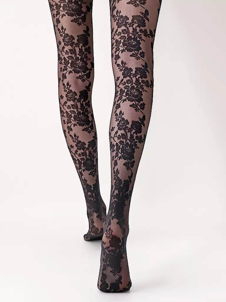 OROBLU | Medias de moda CLASSY LACE negras | 