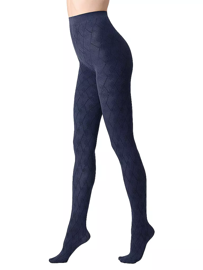 OROBLU | Medias de moda DISEÑO JACQUARD 60 DEN azul | Azul