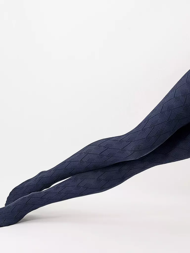 OROBLU | Medias de moda DISEÑO JACQUARD 60 DEN azul | 