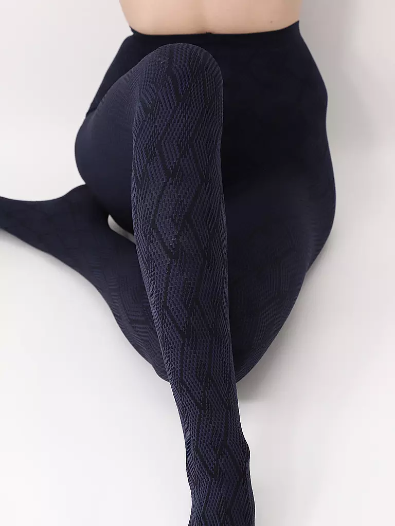 OROBLU | Medias de moda DISEÑO JACQUARD 60 DEN azul | 