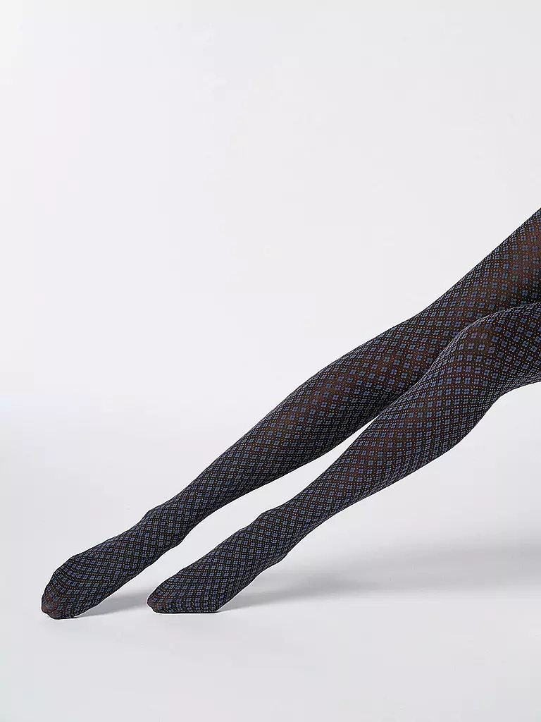 OROBLU | Medias de moda TIE PATTERN 50 black / skiy | 