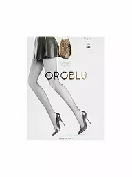 OROBLU | Medias de rejilla "Tricot" (sabble) | Beige