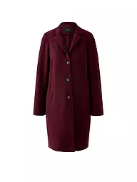 OUÍ | Abrigo de lana | Rojo oscuro