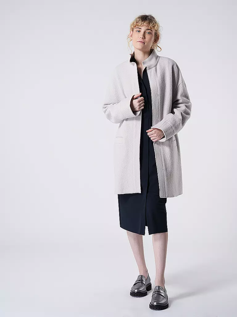 OUÍ | Abrigo de lana | Beige