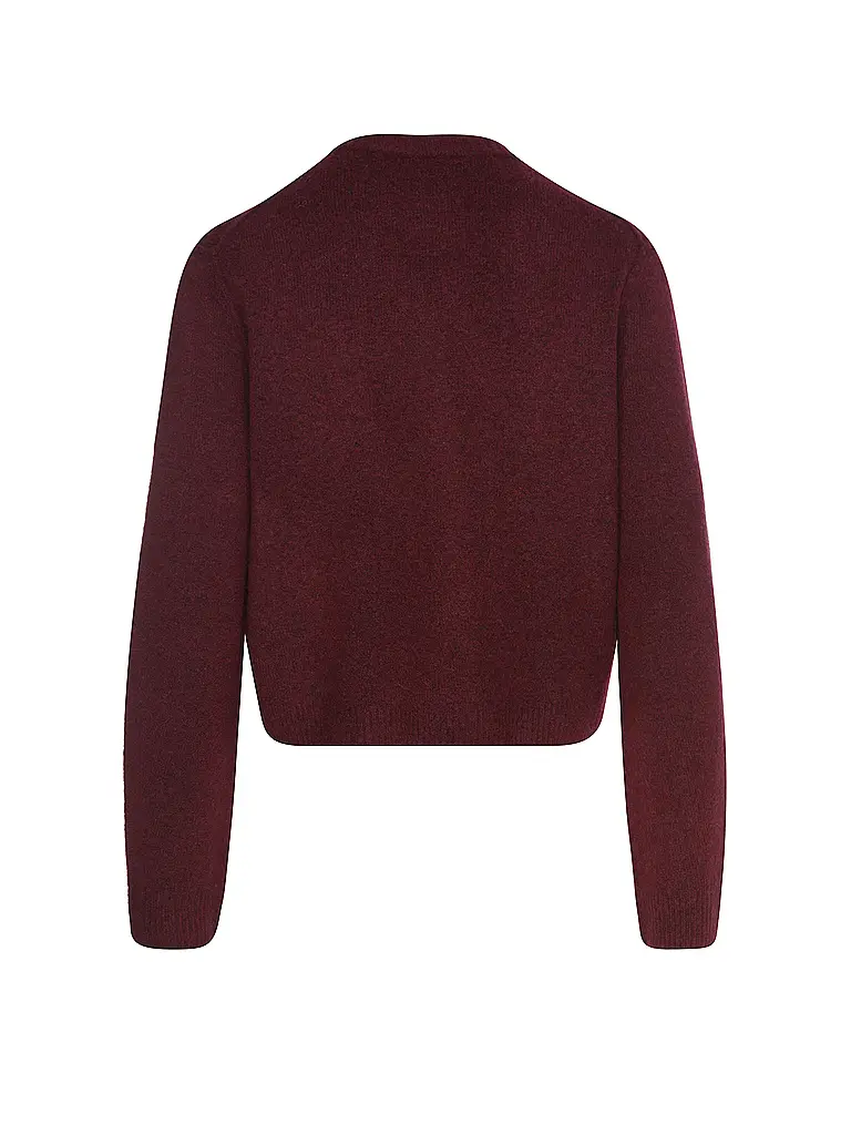 OUÍ | Cárdigan | Rojo oscuro