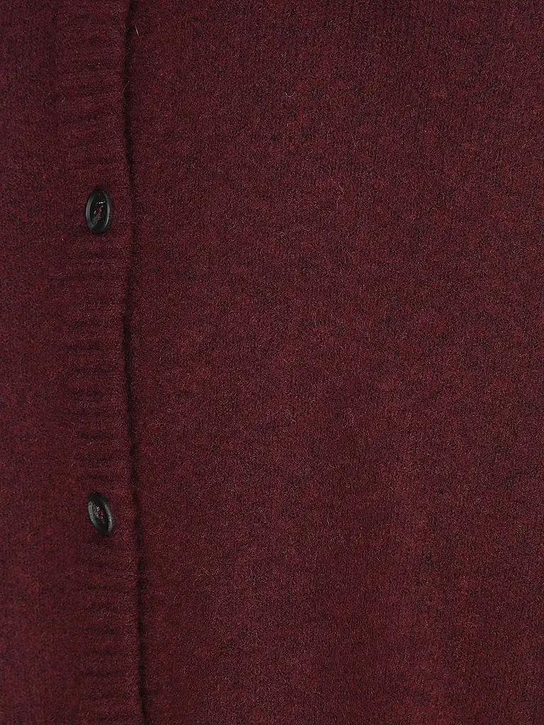 OUÍ | Cárdigan | Rojo oscuro