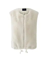OUÍ | Chaleco con aspecto de piel | Beige