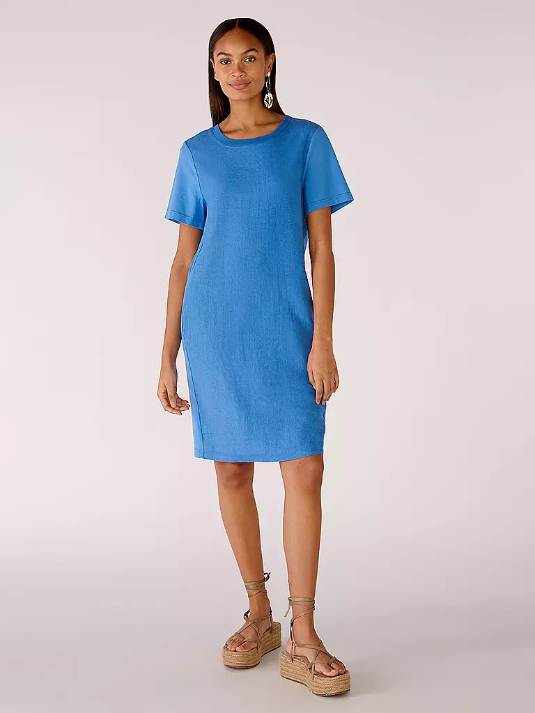 OUÍ | Leinenkleid | Azul