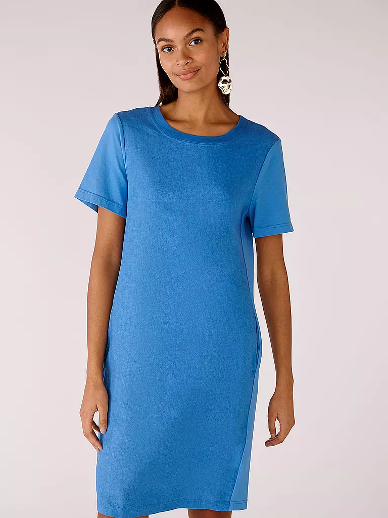 OUÍ | Leinenkleid | Azul