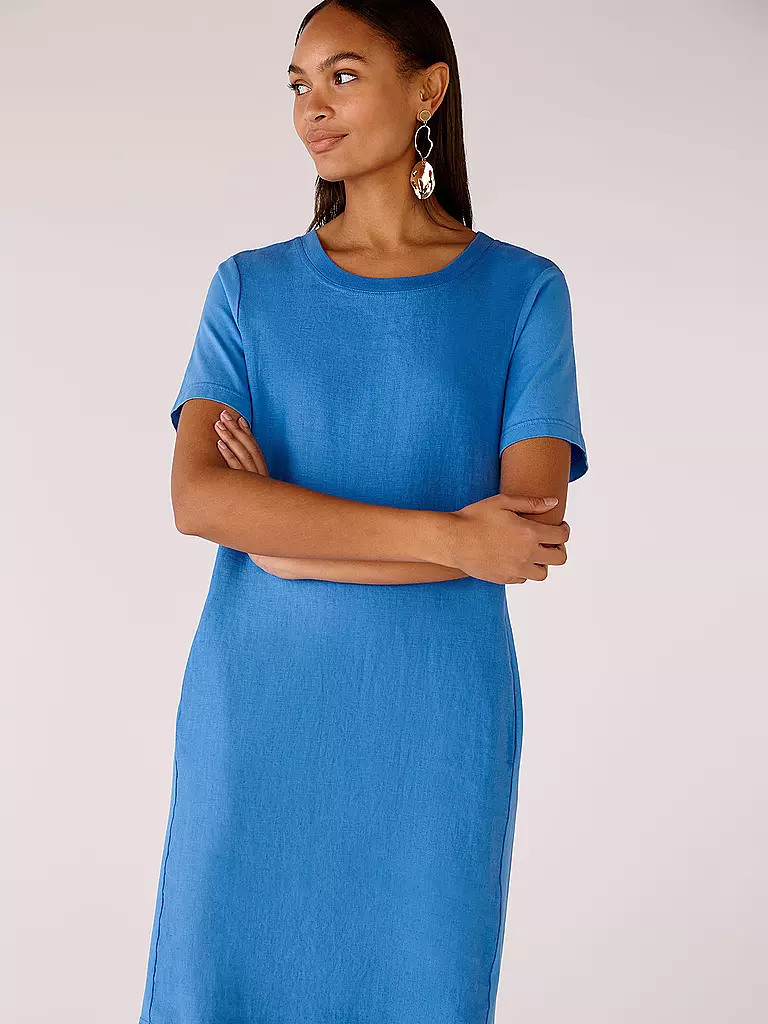 OUÍ | Leinenkleid | Azul