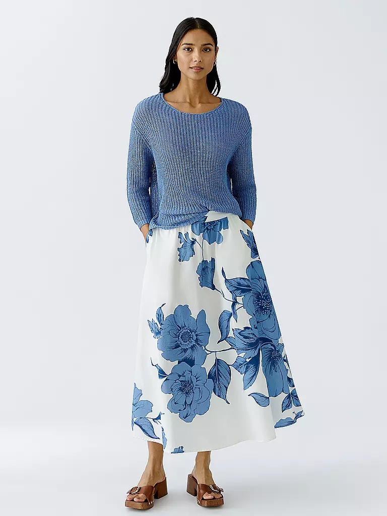 OUÍ | Midi falda | Azul
