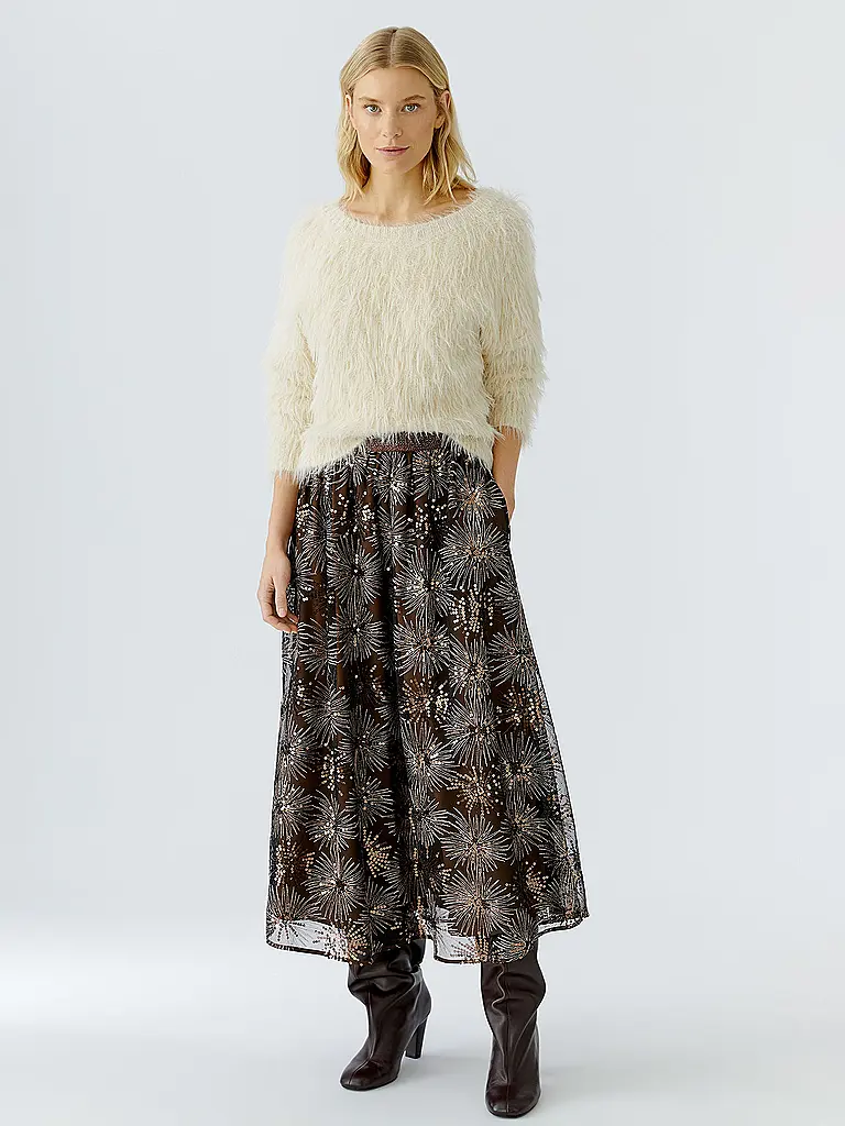 OUÍ | Midi falda | Negro