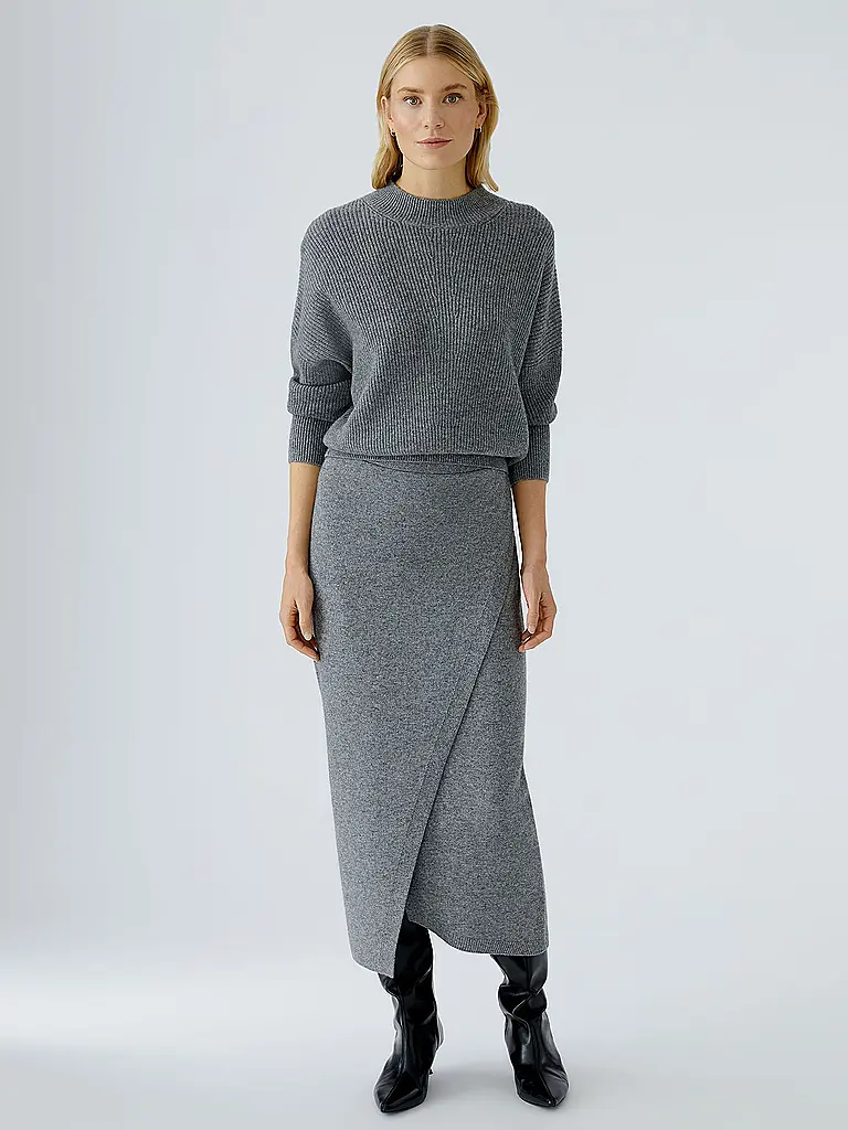 OUÍ | Midi falda | Gris