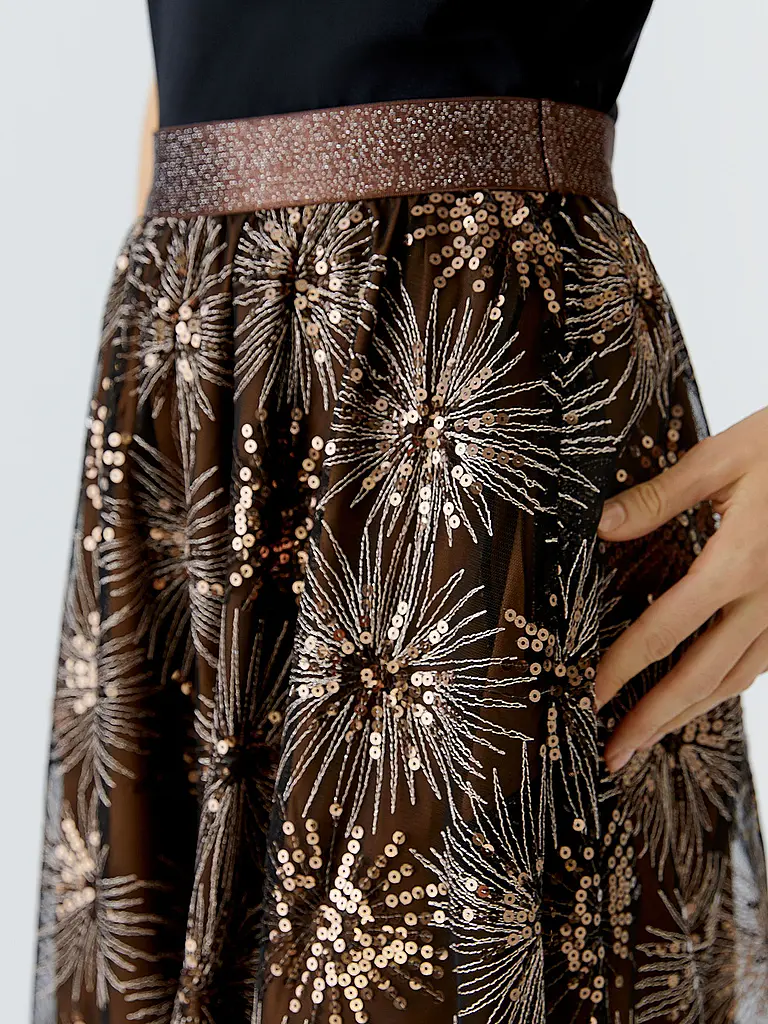 OUÍ | Midi falda | Negro