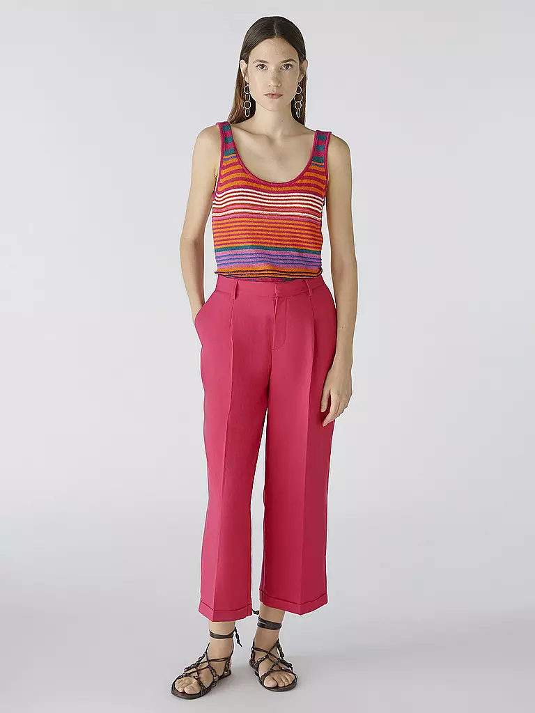OUÍ | Pantalones de vestir | Fucsia