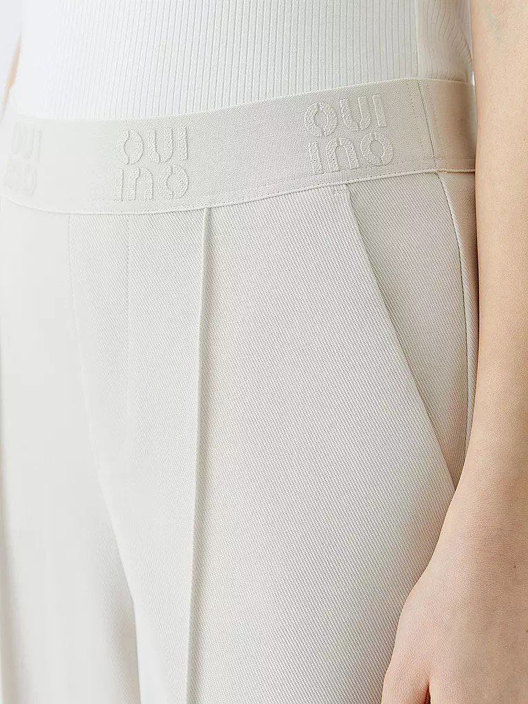 OUÍ | Pantalones Marlene | Crema