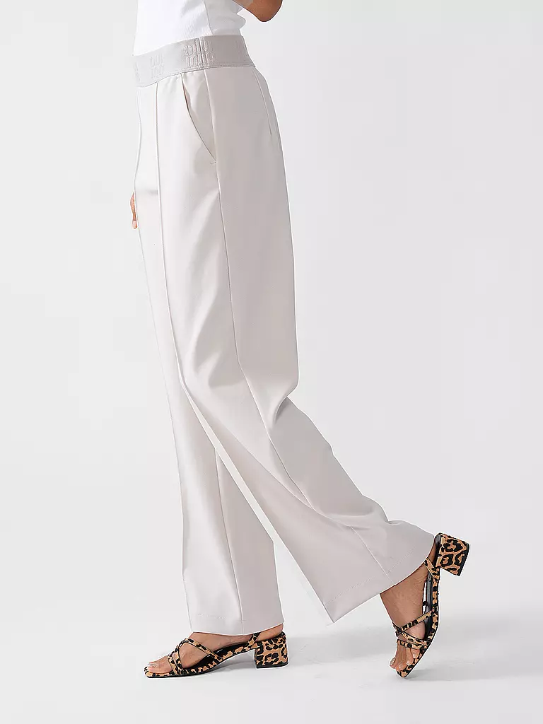 OUÍ | Pantalones Marlene | Crema