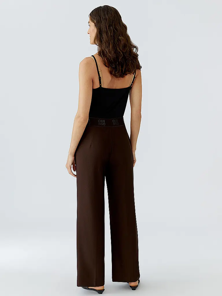 OUÍ | Pantalones Marlene | Marrón