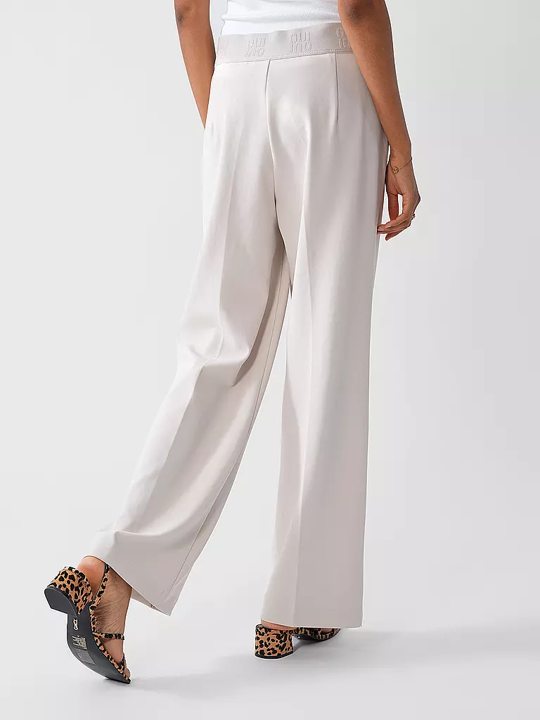 OUÍ | Pantalones Marlene | Crema