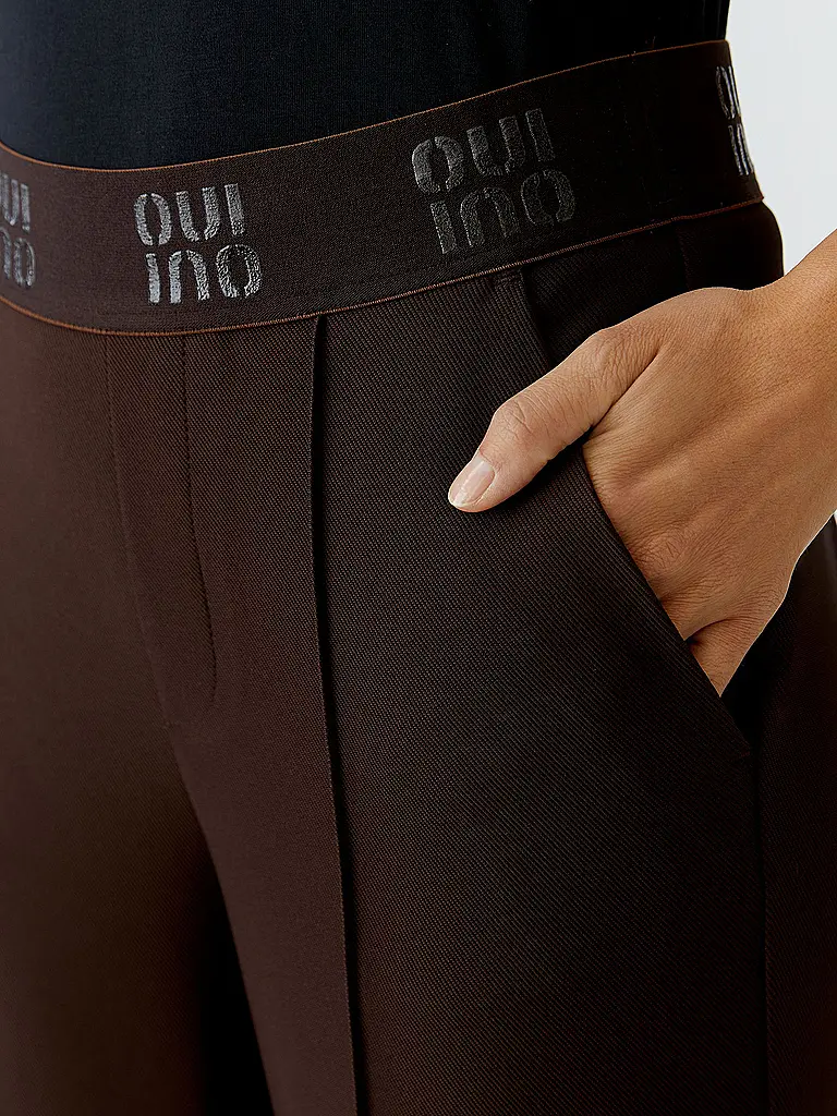 OUÍ | Pantalones Marlene | Marrón