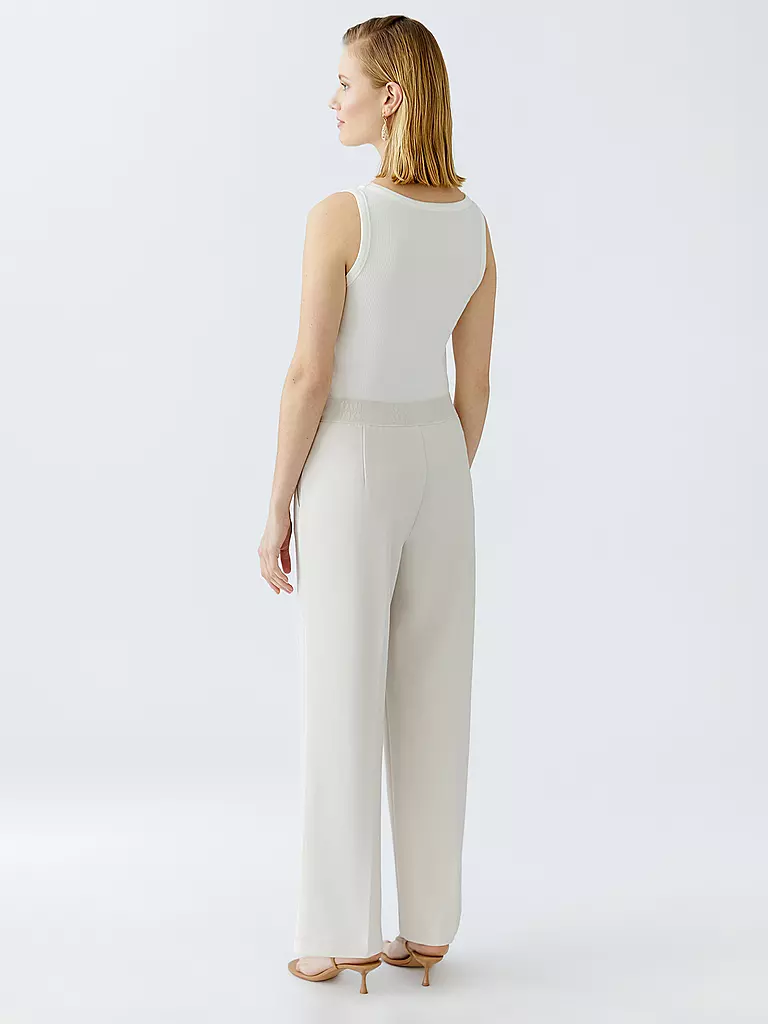 OUÍ | Pantalones Marlene | Crema