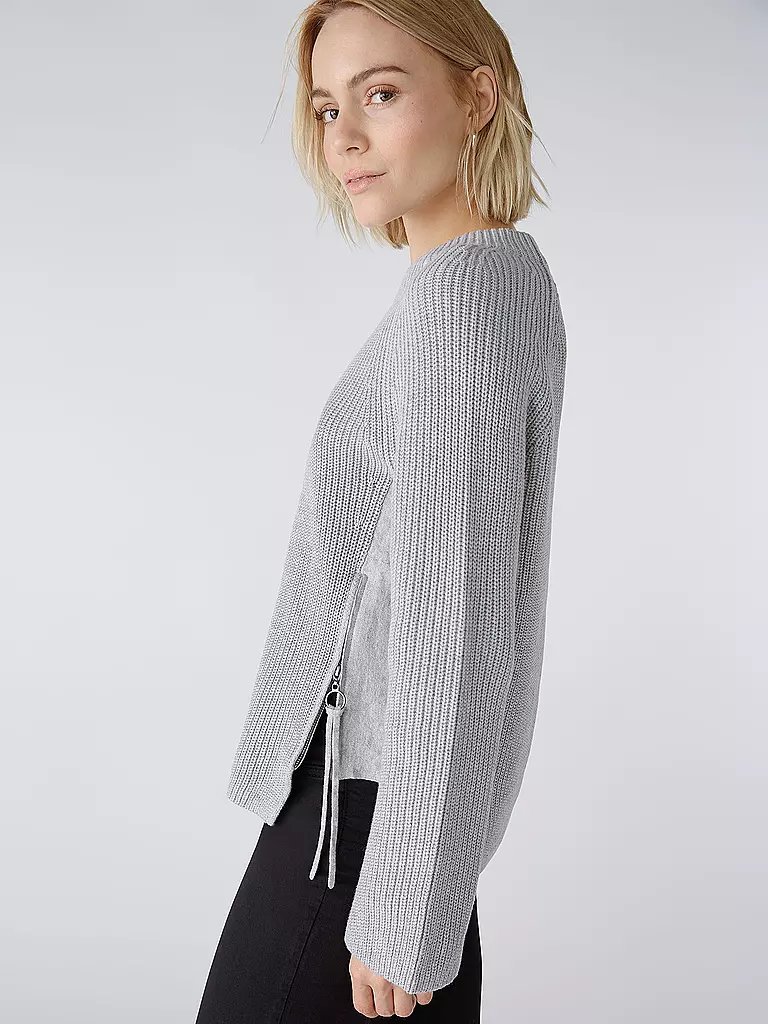 OUÍ | Pullover | Gris claro