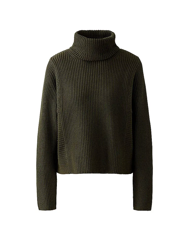 OUÍ | Rollkragenpullover | Oliva