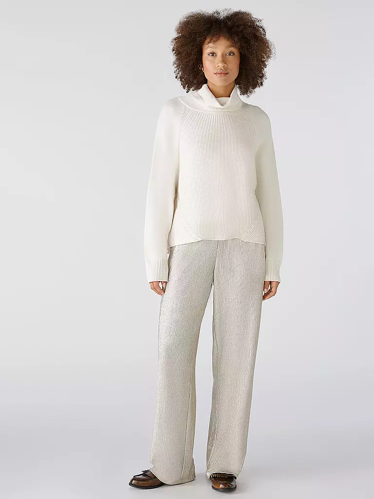 OUÍ | Rollkragenpullover | Crema