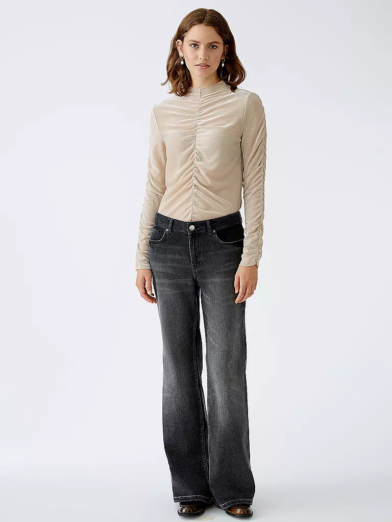OUÍ | Rollkragenshirt | Beige