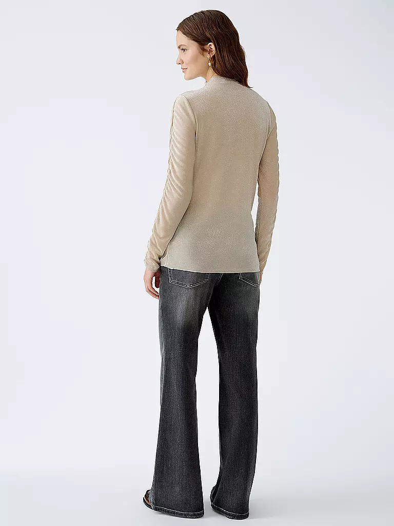 OUÍ | Rollkragenshirt | Beige