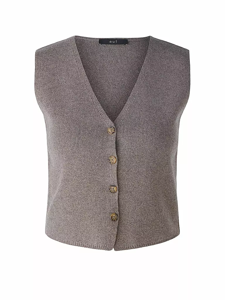 OUÍ | Strickgilet | Camel
