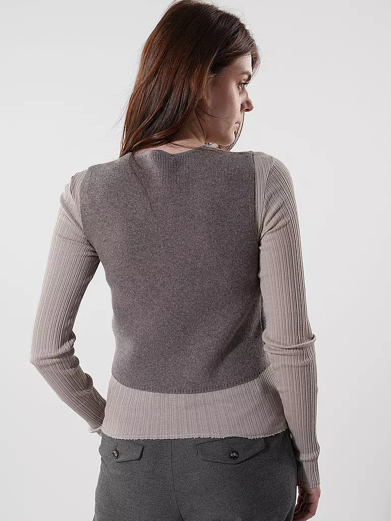 OUÍ | Strickgilet | Camel