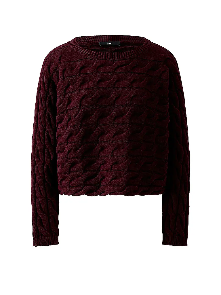 OUÍ | Suéter | Rojo oscuro