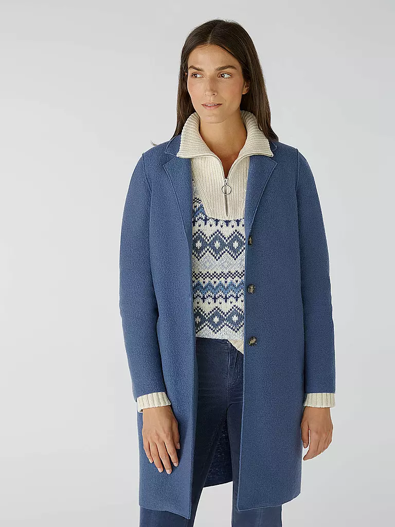 OUÍ | Wollmantel | Azul