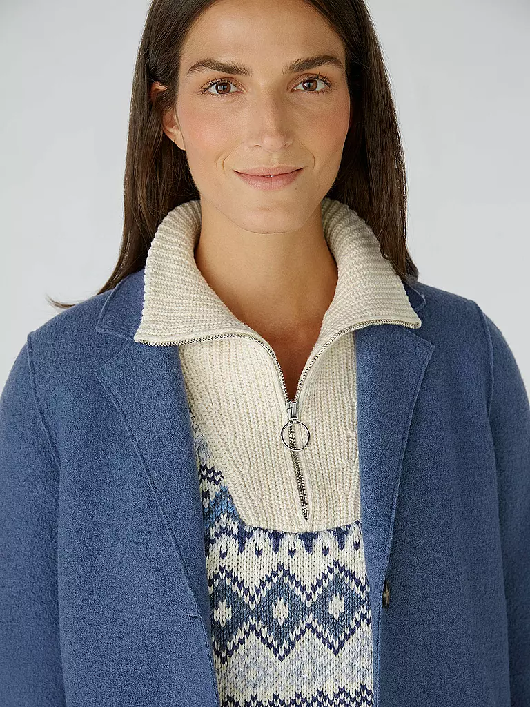 OUÍ | Wollmantel | Azul