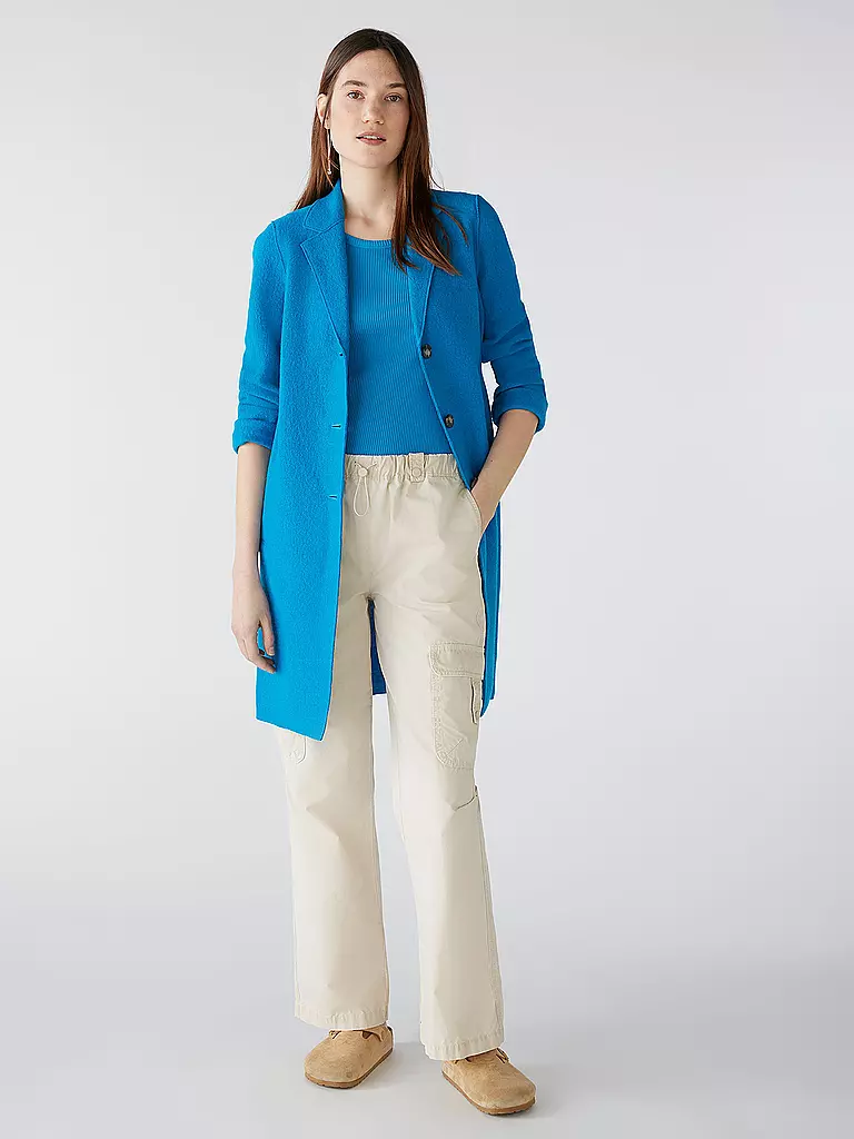 OUÍ | Wollmantel | Azul